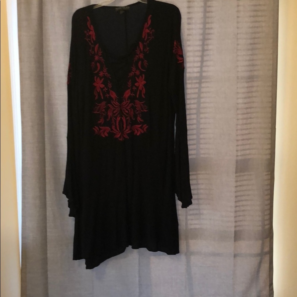 Bell sleeve dress